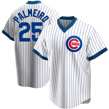 Replica Rafael Palmeiro Men's Chicago Cubs White Home Cooperstown Collection Jersey