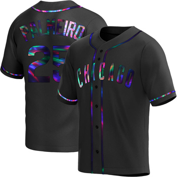 Replica Rafael Palmeiro Youth Chicago Cubs Black Holographic Alternate Jersey