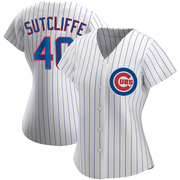 Replica Rick Sutcliffe Women's Chicago Cubs White Home Jersey