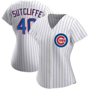 Replica Rick Sutcliffe Women's Chicago Cubs White Home Jersey