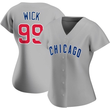 Replica Rowan Wick Women's Chicago Cubs Gray Road Jersey