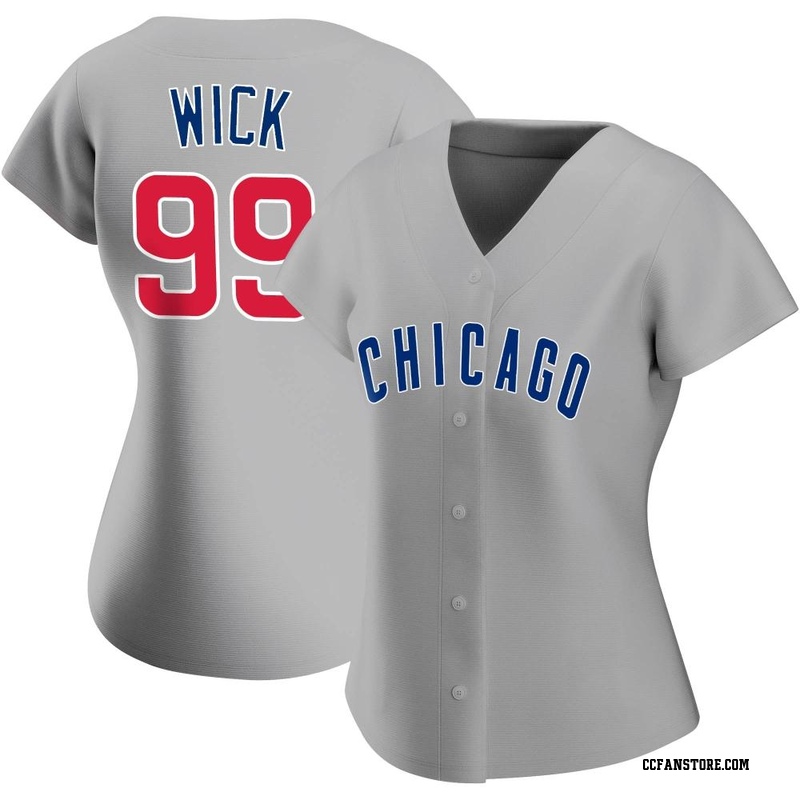 Replica Rowan Wick Women's Chicago Cubs Gray Road Jersey