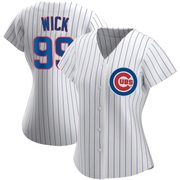 Replica Rowan Wick Women's Chicago Cubs White Home Jersey