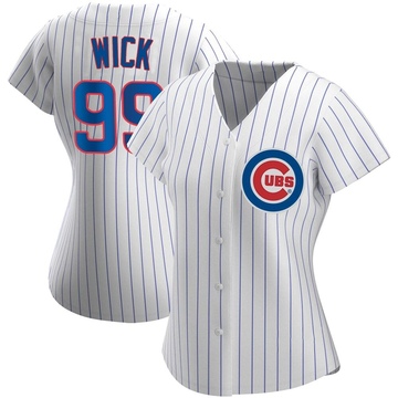Replica Rowan Wick Women's Chicago Cubs White Home Jersey
