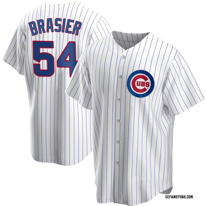 Replica Ryan Brasier Men's Chicago Cubs White Home Jersey