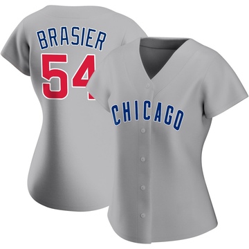 Replica Ryan Brasier Women's Chicago Cubs Gray Road Jersey