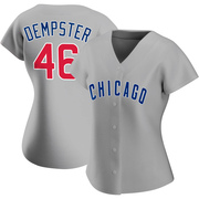 Replica Ryan Dempster Women's Chicago Cubs Gray Road Jersey