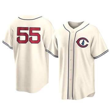 Replica Ryan Pressly Youth Chicago Cubs Cream 2022 Field Of Dreams Jersey