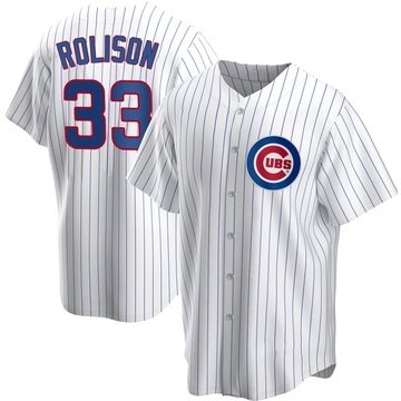 Replica Ryan Rolison Men's Chicago Cubs White Home Jersey