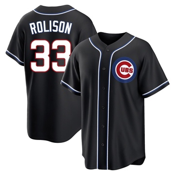 Replica Ryan Rolison Youth Chicago Cubs Black Fashion Out Jersey