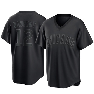 Replica Scott Kingery Youth Chicago Cubs Black Pitch Fashion Jersey