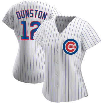 Replica Shawon Dunston Women's Chicago Cubs White Home Jersey