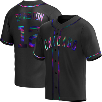 Replica Shawon Dunston Youth Chicago Cubs Black Holographic Alternate Jersey