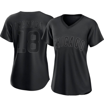Replica Shota Imanaga Women's Chicago Cubs Black Pitch Fashion Jersey
