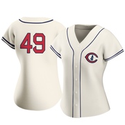 Replica Trent Thornton Women's Chicago Cubs Cream 2022 Field Of Dreams Jersey