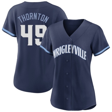 Replica Trent Thornton Women's Chicago Cubs Navy 2021 City Connect Jersey