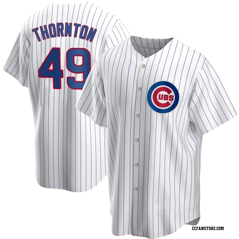 Replica Trent Thornton Youth Chicago Cubs White Home Jersey