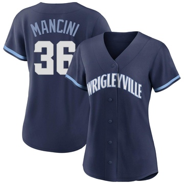 Replica Trey Mancini Women's Chicago Cubs Navy 2021 City Connect Jersey