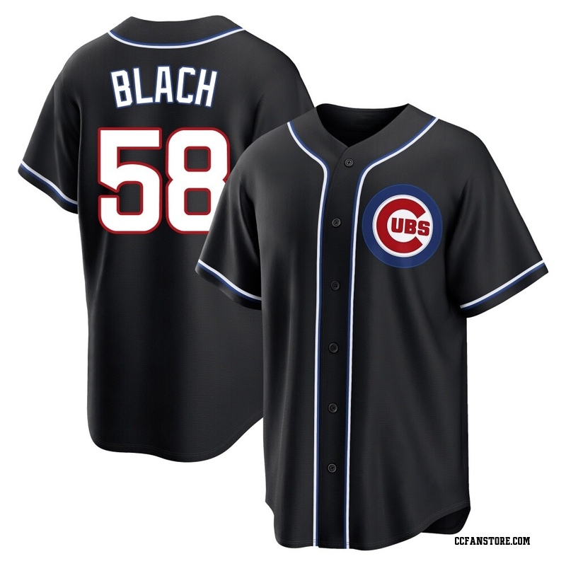 Replica Ty Blach Youth Chicago Cubs Black Fashion Out Jersey