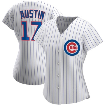 Replica Tyler Austin Women's Chicago Cubs White Home Jersey