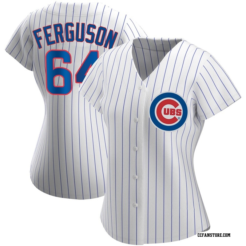 Replica Tyler Ferguson Women's Chicago Cubs White Home Jersey
