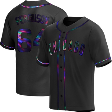Replica Tyler Ferguson Youth Chicago Cubs Black Holographic Alternate Jersey