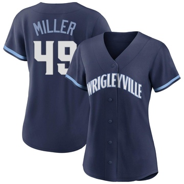 Replica Tyson Miller Women's Chicago Cubs Navy 2021 City Connect Jersey
