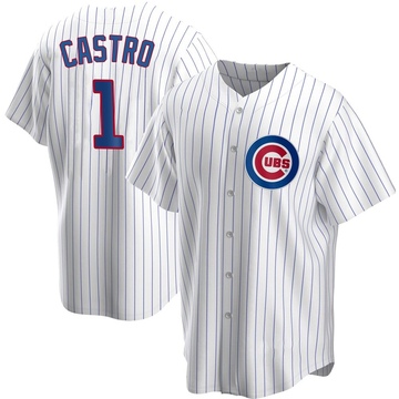 Replica Willi Castro Men's Chicago Cubs White Home Jersey
