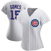 Replica Yan Gomes Women's Chicago Cubs White Home Jersey
